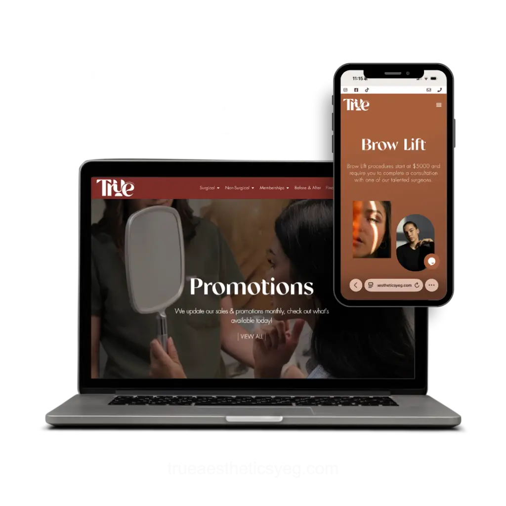 true aesthetics yeg web dev by blxck marketing